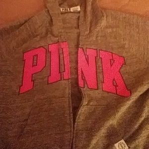 Pink hoodie